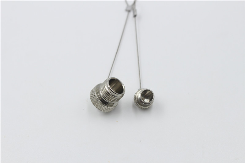 M12 connector metal waterproof male female cap