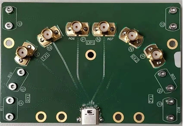 RF TO TYPE C Test boar to board PCB