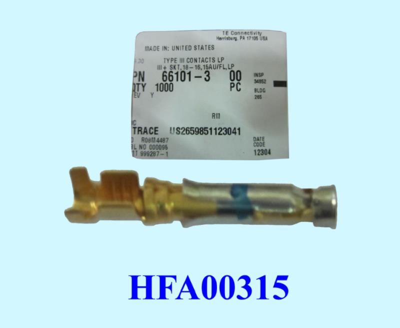 m12 female Terminal for M12 1.0 contact HFA00315