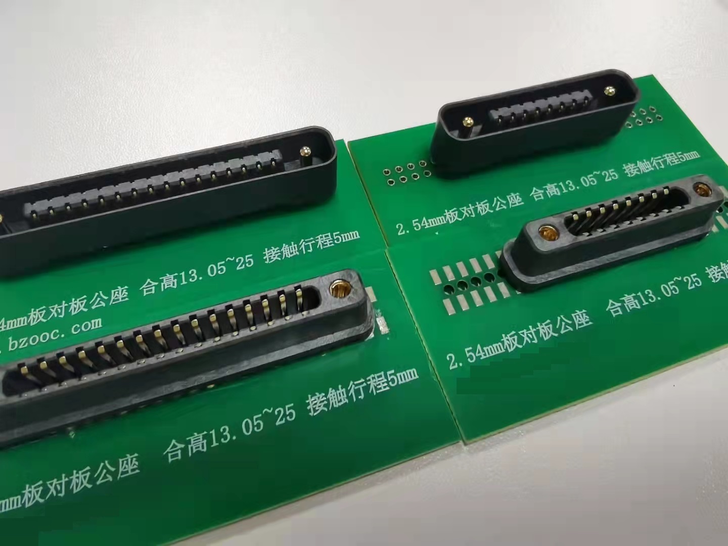 Board to board height 13.05 connector 2 + 16 and 2 + 32 power supply 40A signal