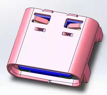 TYPE C female connector 24pin full contact socket connector