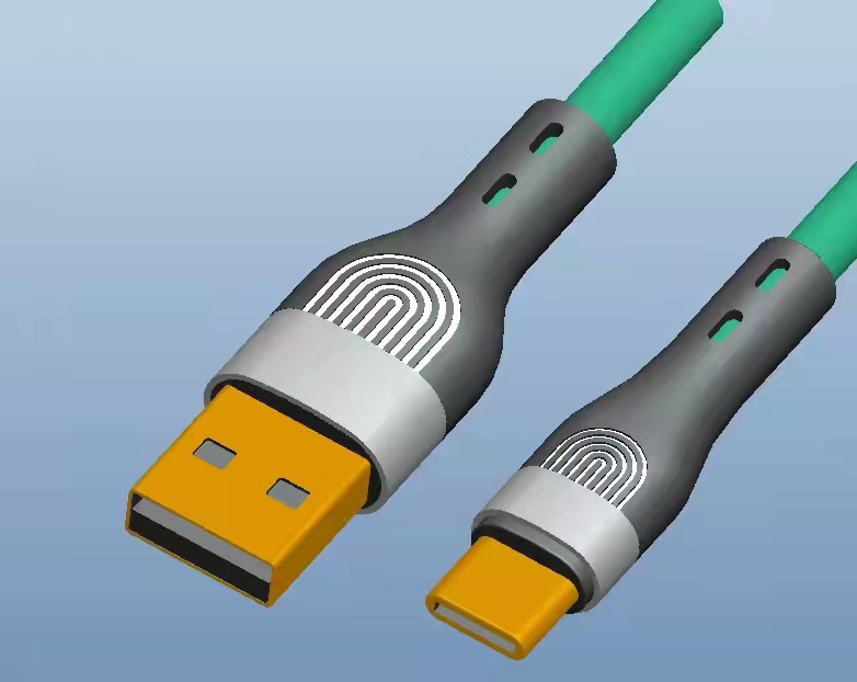 USB3.0  C battery charging cable assembly Type c connector