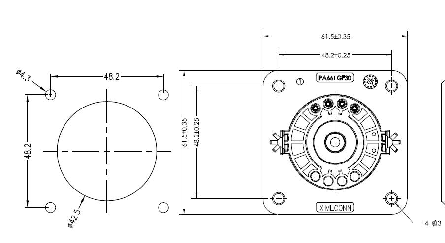 EV energy 100A power battery connector