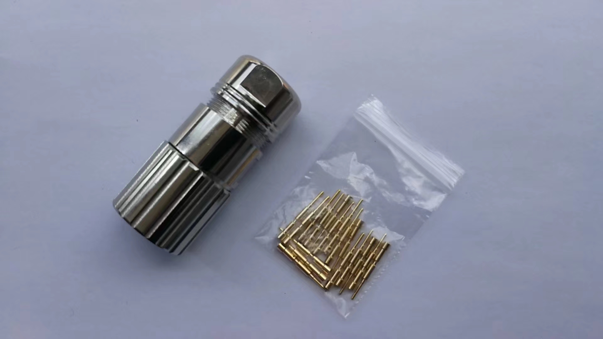 M23 connector 17pins male metal connector circular connector