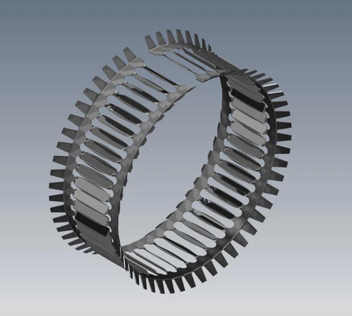 Scale contact terminal multi density contact point high current metal grid